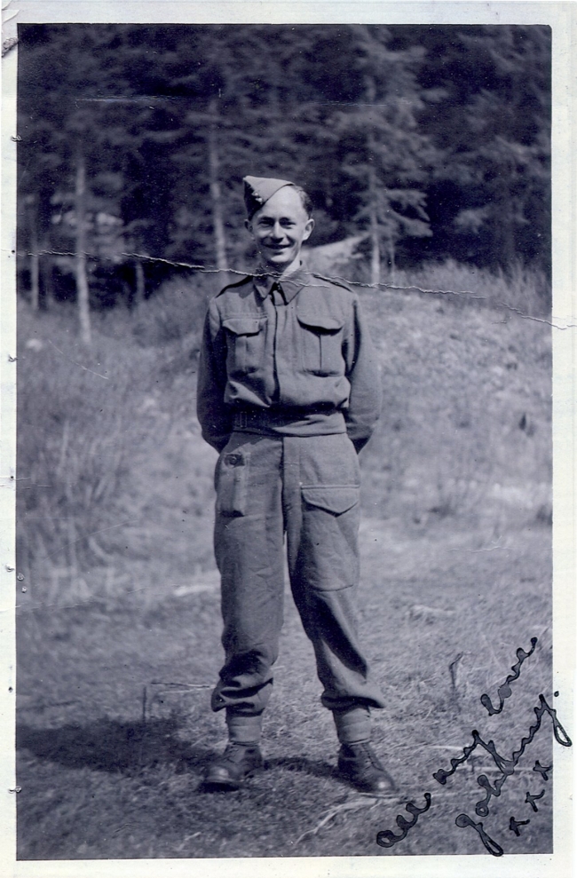 John Palmer in uniform