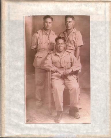 Close brothers Te Okanga (Aussie) Huata (my dad grandfather...), Wi te tau (Padre or Canon Wi te tau) Huata and Ranapia (Dick) Huata.JPG
