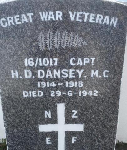 Grave of Major Harry Dansey