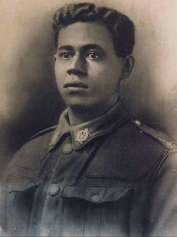 Phillip Andrews in WWI uniform