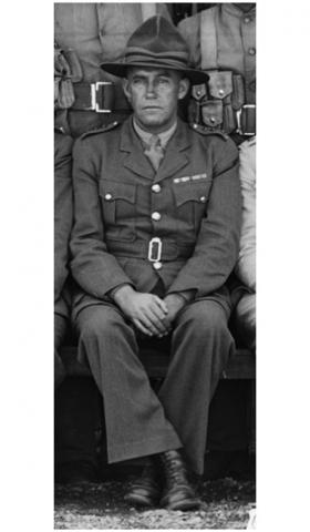 Captain Cecil (Cess) Blomfield of D Company